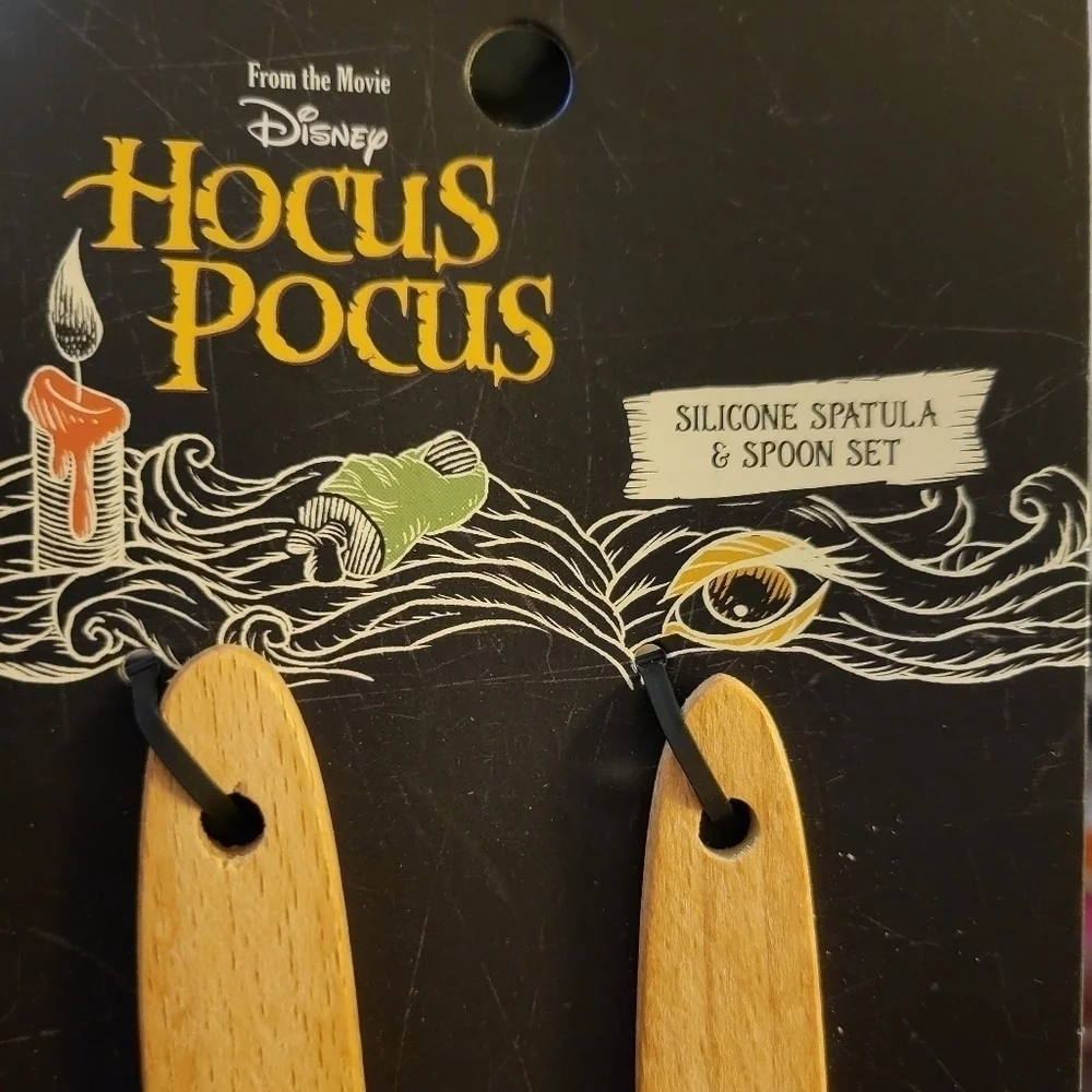 Disney Hocus Pocus Sanderson sisters Silicone Spatula & Spoon Set